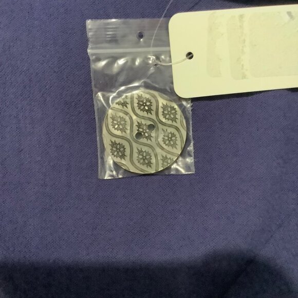 Soft Surroundings Benedetta Guaze Topper Women Medium Patriot Blue Cotton NWT - Picture 9 of 12